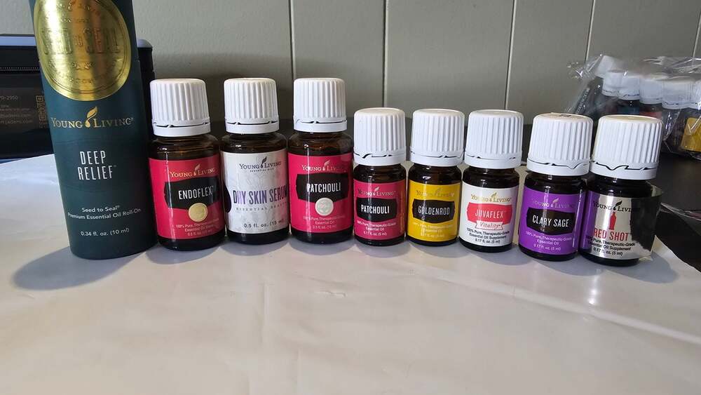 Young Living Essential Oils Collection including Deep Relief Roll-On
